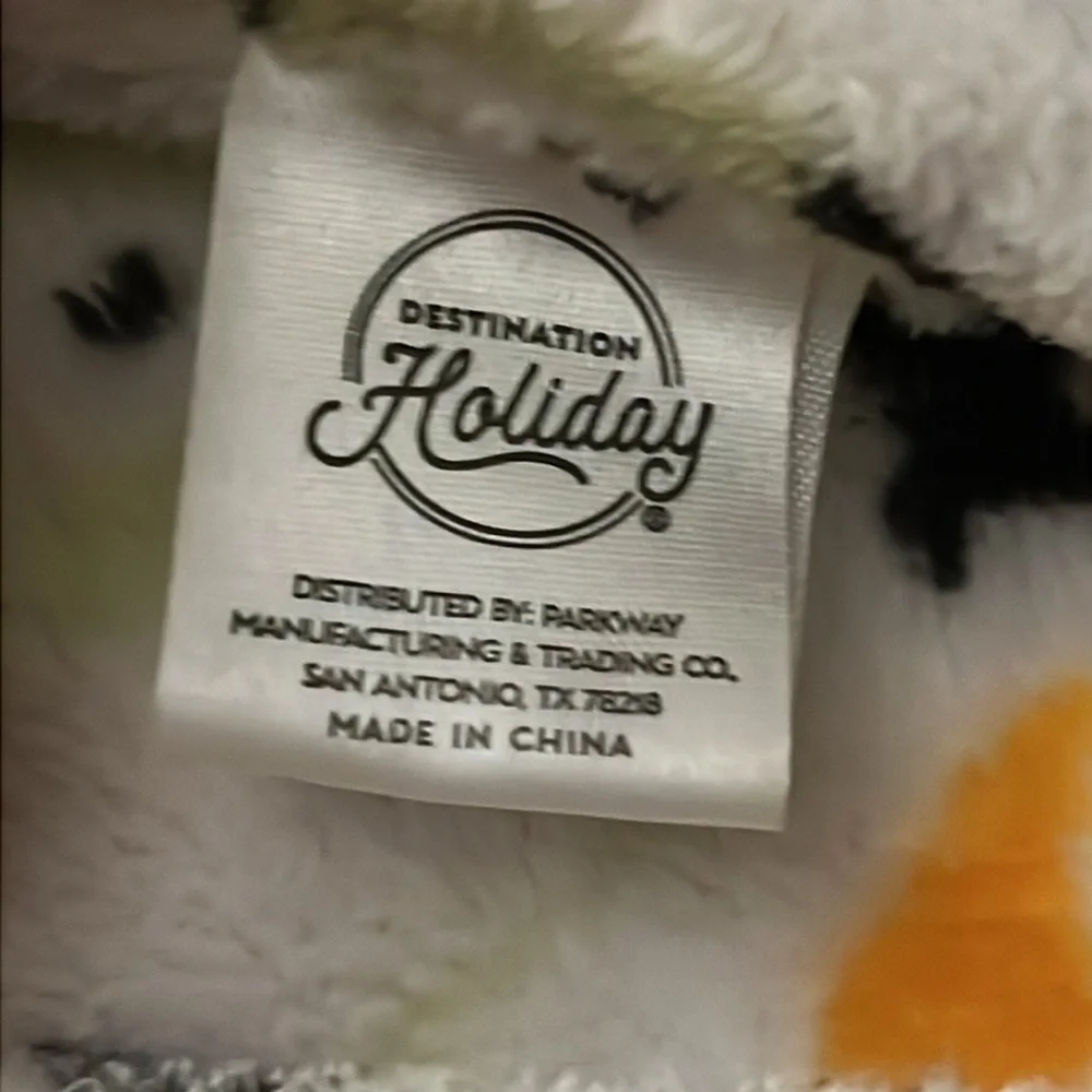 Destination Holiday Halloween Themed Plush Blanket